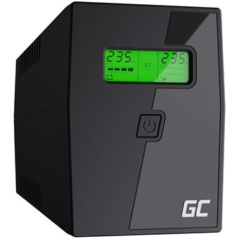 Green Cell Micropower 600VA - Onduleur - CA 220/230/240 V - 360 Watt - 600 VA - 7 Ah - USB - connecteurs de sortie : 2 - 1