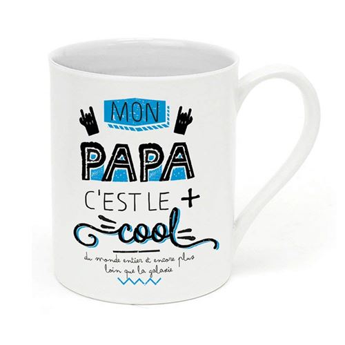 Le mug mon papa c'est le plus cool - Label'tour