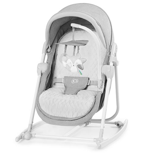 Kinderkraft Unimo Berceau 5 En 1 Balancelle Berceau Transat Siege Bebe Pliable Gris Balancelles Achat Prix Fnac