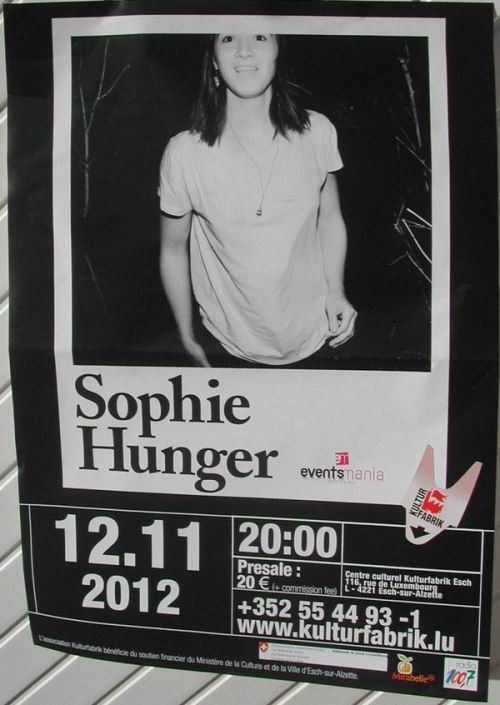 Sophie Hunger - 60x86 cm - AFFICHE / POSTER
