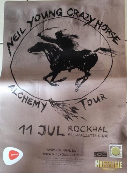 Neil Young Crazy Horse - 60x80 cm - AFFICHE / POSTER