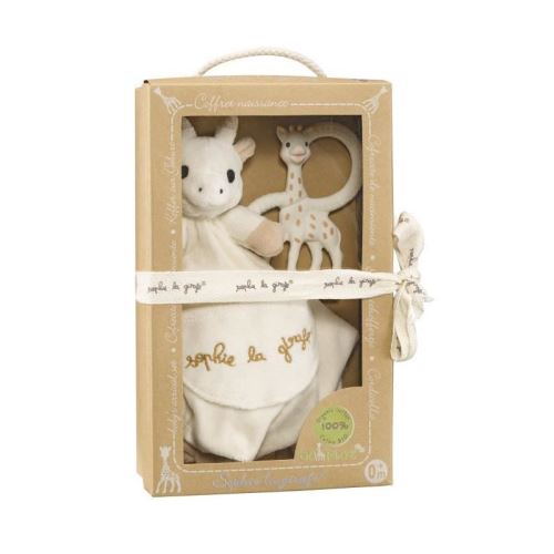 Vulli coffret doudou + anneaux de dentition so'pure