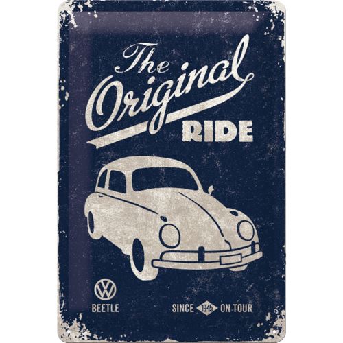 Petite plaque métallique Beetle Volkswagen
