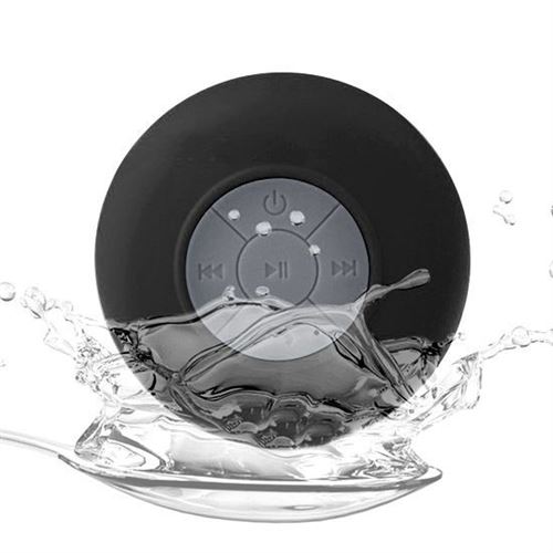 Yonis Noir, Noir Enceinte Bluetooth Waterproof Kit Mains Libres Iphone Smartphone Tablette Noir - Image 1