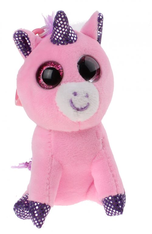 Kamparo porte-clés licorne 11 cm rose