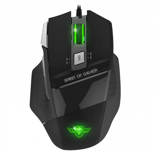 Souris gamer PRO-M8 Light edition - 3500 DPI - LED RGB - 7 boutons