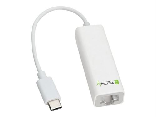 techly Converter Cable Adapter USB 3.1 Type CM to Gigabit Ethernet - adaptateur réseau
