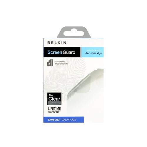 Belkin Screen Guard Anti-Smudge Overlay - Schermbeschermer voor mobiele telefoon - voor Samsung Galaxy Ace