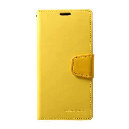 Etui en PU journal sonate jaune pour votre Samsung Galaxy S10