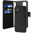 Etui Folio Puro avec coque magnétique détachable pour iPhone 12/12 Pro Noir