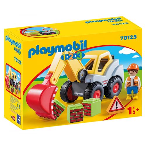 Playmobil 1.2.3 70125 Pelleteuse