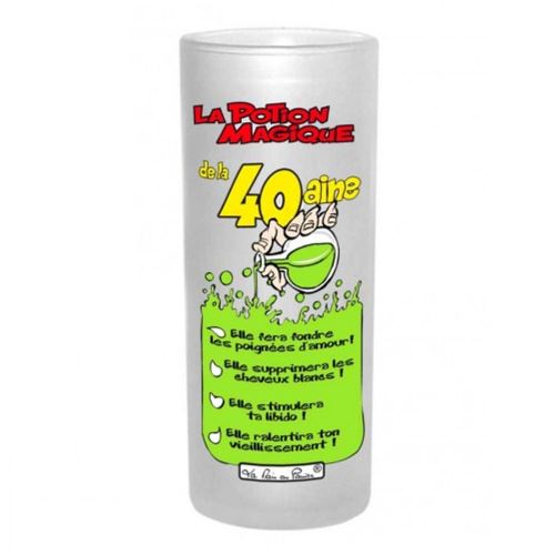 Verre Tube - Potion Magique de la 40 aine