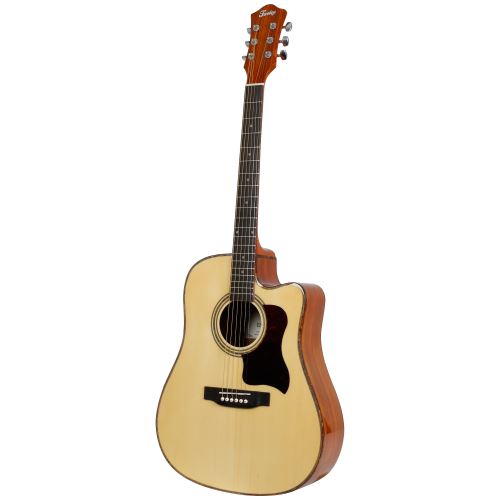 Fazley FA218CN guitare folk acoustique zebrawood