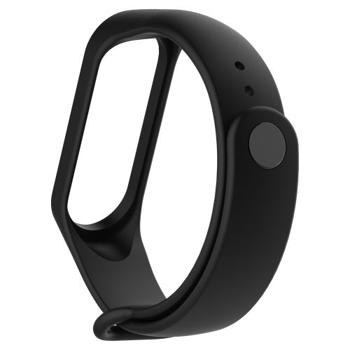 Bracelet en silicone pour Xiaomi Mi Band 3 - Noir
