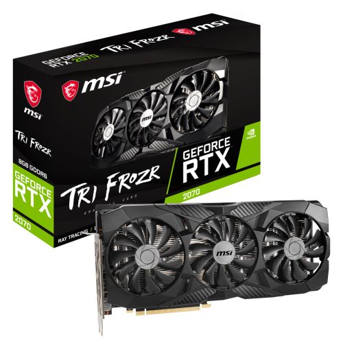 MSI GeForce RTX 2070 TRI FROZR - 8 Go GDDR6 - HDMI/Tri DisplayPort - PCI Express (NVIDIA GeForce RTX 2070) ( Catégorie : Carte