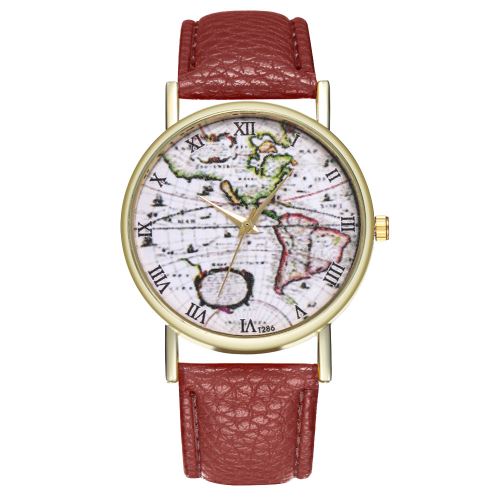 Version coréenne féminine de la tendance des femmes montres anniversaire cadeau décoration table jeunes étudiants mode montre à quartz T286-Acafé