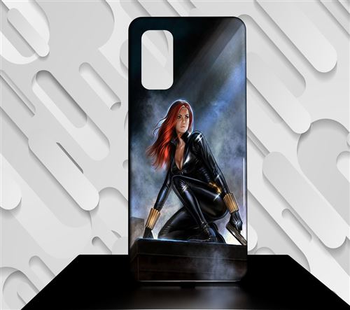 Coque pour Galaxy PLUS S20+ LA VEUVE NOIRE COMICS 06