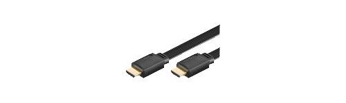 MicroConnect - HDMI-kabel - HDMI male naar HDMI male - 5 m - vlak