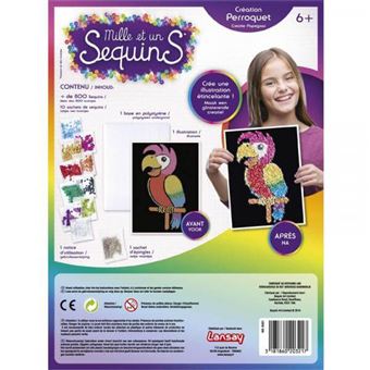 Jeu Créatif Lansay Mille et Un Sequins Perroquet