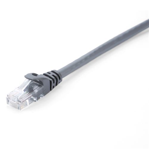 v7 cable rj45 cat5e utp noir 1m 100 percent cuivre noir