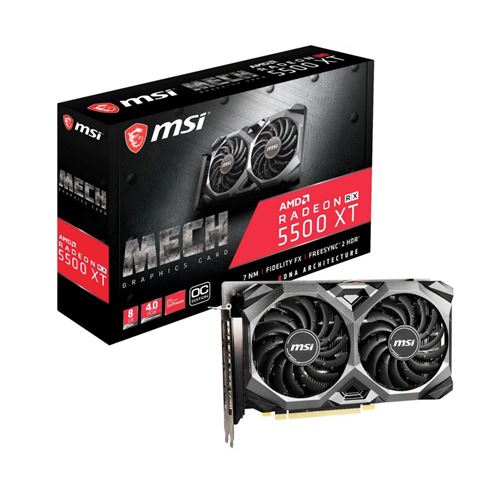 Radeon RX 5500 XT - MECH OC 8G - 8 Go