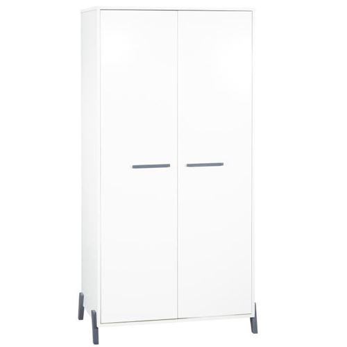 babyprice - joy gris - armoire 2 portes
