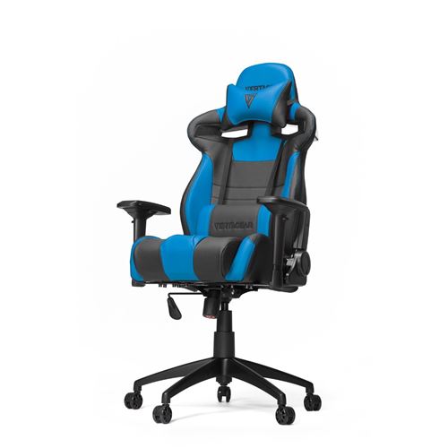Chaise Gamer VERTAGEAR Racing Series SL4000 - Noir/Bleu/Simili Cuir/4D