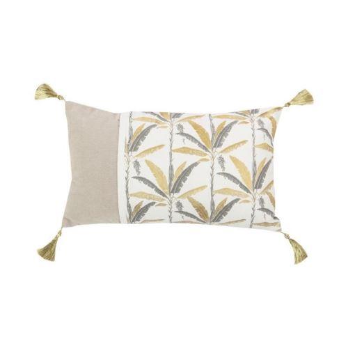 DEKO & CO Coussin imprimé et déhoussable Savana - 30 x 50 cm