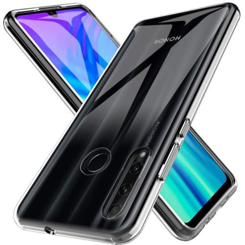 Honor 20 Lite Housse Etui Housse Coque de protection Silicone [Transparent]