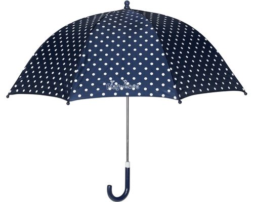 Playshoes parapluie à pois bleu foncé 70 cm