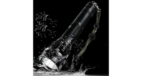 Xhp50 lampe de poche led super power zoomable hunting torch 5 modes cool white light