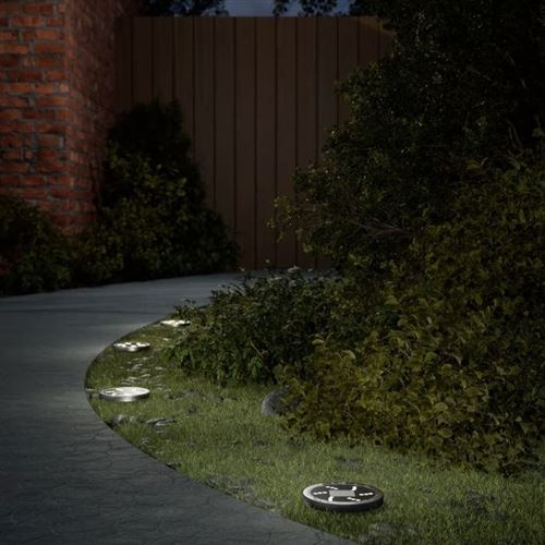 Vidaxl Lampes Solaires De Sol Et Piquets De Sol Extérieur 4 Pcs - Image 3
