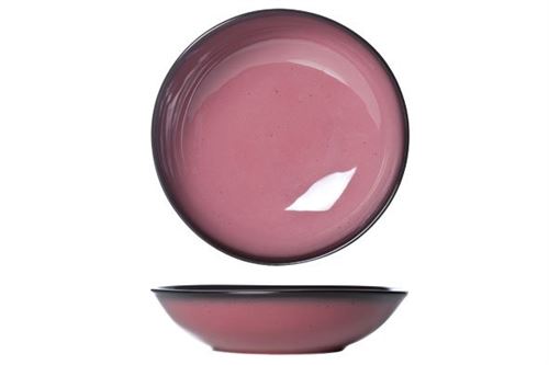Cosy & Trendy For Professionals Vigo Indian Red - Assiette creuse - D22cm - Porcelaine - (Lot de 6).