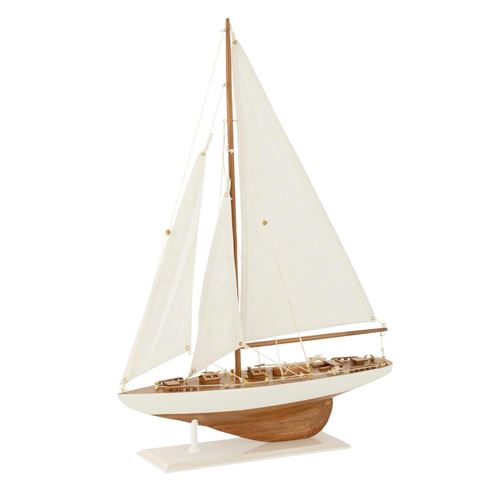 GENERIQUE - Voilier Déco Harrison - Objet de décoration - 59cm - Blanc - Image 3