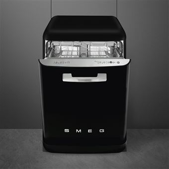 Smeg 50's Style LVFABBL3 - Lave-vaisselle - largeur : 59.8 cm - profondeur : 62.7 cm - hauteur : 88.5 cm - noir