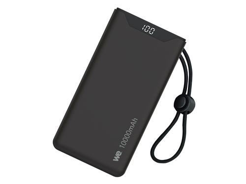 Non Communiqué Batterie De Secours We - Charge Rapide 18W - 10 000 Mah - 1 Port Usb A + 1 Port Usb-C