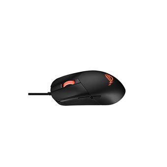 ASUS ROG Strix Impact III - Souris - droitiers et gauchers - optique - 6 boutons - filaire - USB 2.0 - noir