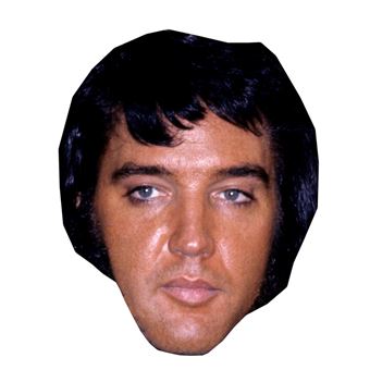 Masque en carton 2D Kim Kardashian - Célébrité, Mannequin - Taille A4
