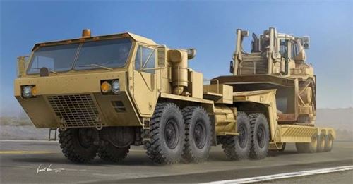 Maquette Trumpeter M983A2 HEMTT avec semi-remorque M870A1- 1/35 - Maq