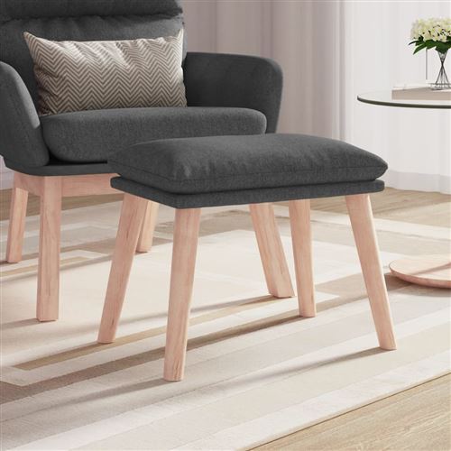 Non Communiqué Gris Foncé Vidaxl Tabouret 45X29,5X35 Cm Tissu 341425