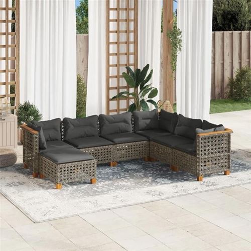 Vidaxl Gris Salon De Jardin - Image 3