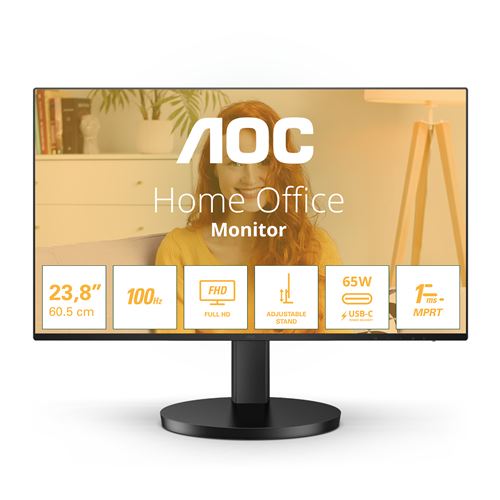 Ecran Moniteur Full HD USB-C - 65w - 100hz - 1ms - FreeSync - Enceintes - 27 pouces