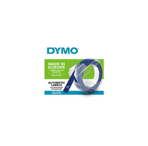 DYMO - Auto-adhésif - bleu - rouleau (0,9 cm x 3 m) 1 rouleau(x) bande de gaufrage 3D - pour DYMO Junior embosser