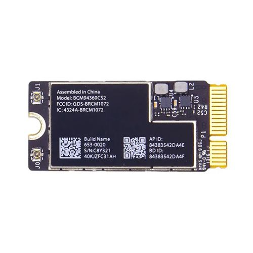 Acheter Carte AirPort Wifi compatible avec Macbook Air 11 A1465 (2013 - 2015) et 13 A1466 (2013 - 2017) État correct - 19,90 € Carte AirPort Wifi compatible avec Macbook Air 11 A1465 (2013 - 2015) et 13 A1466 (2013 - 2017) État correct - N/A reconditionné disponible sur Fnac