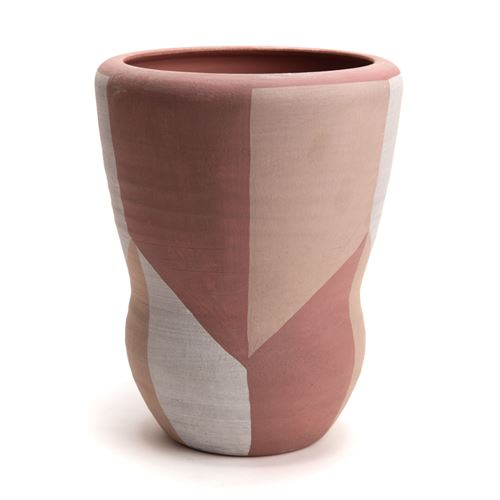 Non Communiqué Marron Vase Déco Terracotta Line Petit Modèle - Amadeus - Céramique