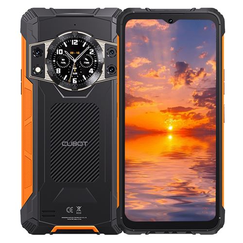 CUBOT ACE2 Smartphone 6.56 16Go+128Go 5100mAh Android 14 téléphone Dual SIM 4G- Orange