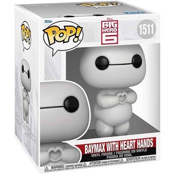 Figurine Funko Pop! N°1511 | Les Nouveaux Heros | Baymax Avec Les Mains En Forme - 1