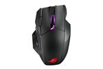 ASUS ROG Spatha X - Souris - pour droitiers - optique - 12 boutons - sans fil, filaire - USB, 2.4 GHz - noir