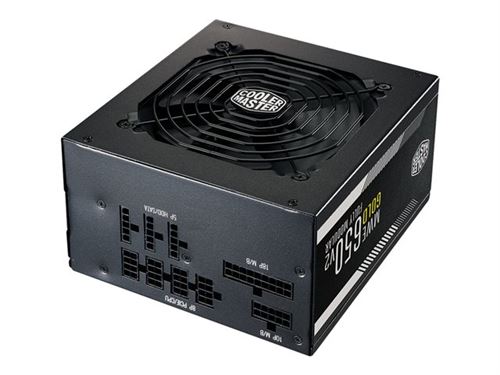 Cooler Master MWE Gold V2 650 - Alimentation électrique (interne) - ATX12V / EPS12V - 80 PLUS Gold - CA 100-240 V - 650 Watt - PFC active - Europe
