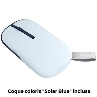 Asus wt425 Souris sans fil (1600 dpi, USB), Noir bleu